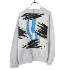 77circa circa make cutback original back print sweat top CC22AW-07画像