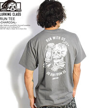 LURKING CLASS RUN TEE -CHARCOAL- ST22MT03画像