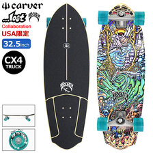 Carver Skateboards × lost Rocket Redux Drew Brophy 32.5in × 10.5in CX4 Surfskate Complete L1012011145画像