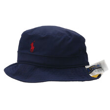 POLO RALPH LAUREN TRAVELER BUCKET HAT NEWPORT NAVY画像