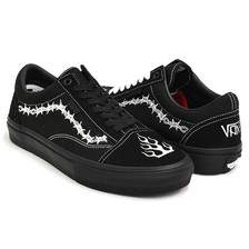 VANS SKATE OLD SKOOL ELIJAH BERLE BLACK / BLACK / WHITE VN0A5FCBB8C画像