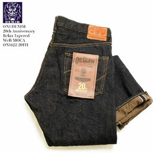 ONI DENIM 20th Anniversary Relax Tapered Weft MOCA ONI622-20TH画像