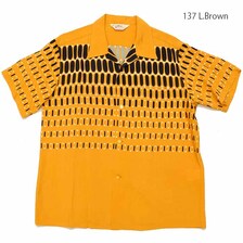 STAR OF HOLLYWOOD HIGH DENSITY RAYON OPEN SHIRT - ELVIS DOTS - SH38875画像