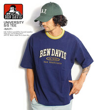 BEN DAVIS UNIVERSITY S/S TEE -D.NAVY- C-2580044画像