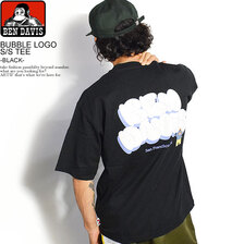 BEN DAVIS BUBBLE LOGO S/S TEE -BLACK- C-2580043画像