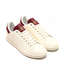 adidas STAN SMITH OFF WHITE/OBIT GRAY/COLLEGE BURGUNDY GX4420画像