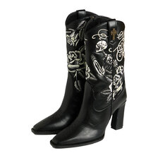 SOFTMACHINE &times; YELLO PRAYER BOOTS(WESTERN BOOTS)画像