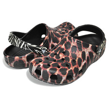crocs CLASSIC ANIMAL REMIX CLOG NORI/MULTI ANIMAL 207840-0ZR画像