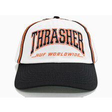 HUF &times; THRASHER Center Field Snapback Cap HT00697画像