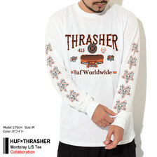 HUF &times; THRASHER Monteray L/S Tee TS01918画像