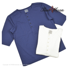 Two Moon no.20277 Half sleeve henley neck tee画像