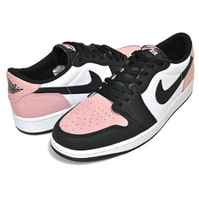 NIKE AIR JORDAN 1 RETRO LOW OG black/bleached coral-white CZ0790-061画像