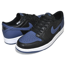 NIKE AIR JORDAN 1 RETRO LOW OG black/mystic navy-white CZ0790-041画像