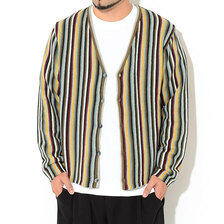 STUSSY Stripe Pattern Cardigan 117129画像