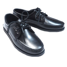 Quoddy Trail Moccasin #501000 CAMP SOLE BLUCHER MOCCASIN black chrome画像