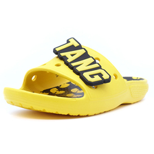 crocs CLASSIC WU-TANG CLAN SLIDE "Wu-Tang Clan" YELLOW/BLACK 207760-731画像
