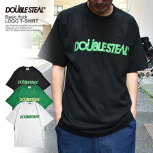DOUBLE STEAL Basic thick LOGO T-SHIRT 923-12034画像