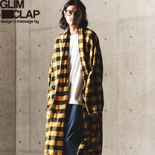 GLIMCLAP Plaid pattern-viyella material gownish design jacket 13-226-GLA-CC画像