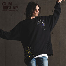 GLIMCLAP Used processing sweatshirts 13-227-GLA-CC画像