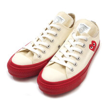 PLAY COMME des GARCONS &times; CONVERSE ALL STAR OX PCDG WHITE画像