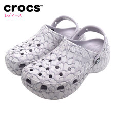 crocs WOMENS CLASSIC PLATFORM 4 HER CLOG 207579画像