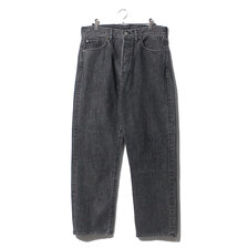 A.PRESSE Washed Denim Pants BLACK画像