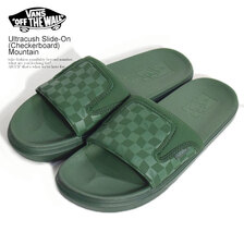 VANS Ultracush Slide-On (Checkerboard) Mountain VN0A3WLEBD6画像