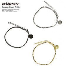 DOUBLE STEAL Square Chain Anklet 473-90208画像