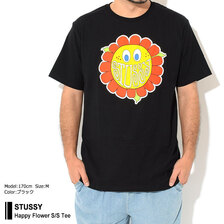 STUSSY Happy Flower S/S Tee 1904708画像
