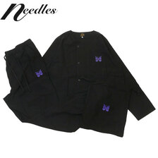 NEEDLES 22AW Pajama Set Cotton Flannel BLACK画像