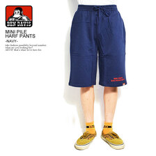 BEN DAVIS MINI PILE HARF PANTS -NAVY- BDZ2-5001画像