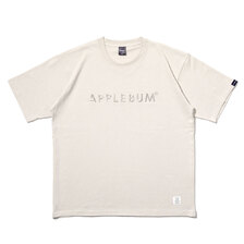 APPLEBUM Embroidery Logo Tee GREIGE画像