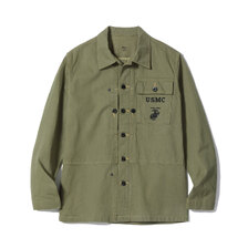 Buzz Rickson's U.S. MARINE CORPS M-1944 HERRINGBONE UTILITY JACKET BR15123画像