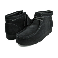 Clarks WALLABEE BOOT GORE-TEX BLACK 26168586画像