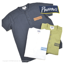 Pherrow's ヘンリーネックTシャツ BUFFALO DENIM 22S-PHNT4画像
