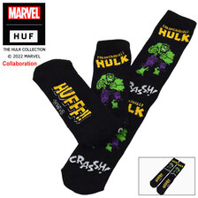 HUF &times; MARVEL HULK Hulk Retro Crew Socks SK00745画像