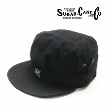 SUGAR CANE フィクションロマンス 11oz ブラック デニム ワークキャップ SC02704画像