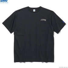 RADIALL SCRIPT - CREW NECK POCKET T-SHIRT S/S (BLACK) RAD-22SS-SPOT-TEE003画像