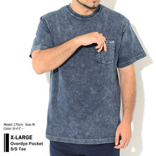 X-LARGE Overdye Pocket S/S Tee 101222011036画像