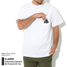 X-LARGE Embroidery Slanted OG Pocket S/S Tee 101222011013画像
