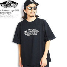 VANS M Pattern Logo TEE -BLACK/COW- 122K1010700画像