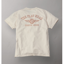 THE FLAT HEAD T-SHIRT - FLYING WHEEL FN-THC-202画像