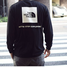 THE NORTH FACE 22FW Back Square Logo L/S Tee NT82131画像