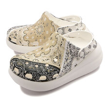 crocs Classic Crush Bandana Clog CHAI/MULTI 208119-2ZM画像