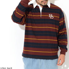 BEN DAVIS Multi Border Ruggers L/S Polo C-2780059画像