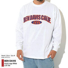 BEN DAVIS Arch Logo Wide L/S Tee I-2780030画像