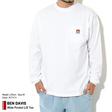 BEN DAVIS Wide Pocket L/S Tee C-2780025画像