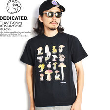 DEDICATED FLAV T-Shirts MUSHROOM -BLACK- 2563002画像