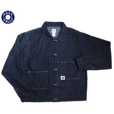 POST OVERALLS 1110 8DI MECHANIC BLOUSE 8 oz. denim indigo画像