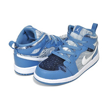 NIKE JORDAN 1 MID (TD) dutch blue/white DM8950-400画像